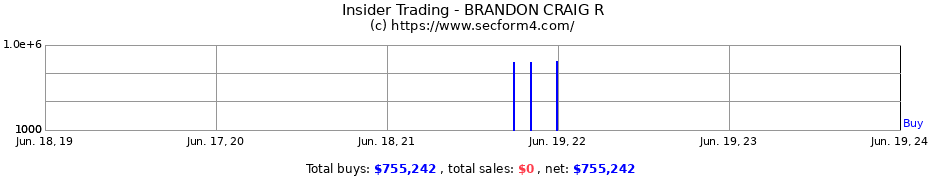 Insider Trading Transactions for BRANDON CRAIG R
