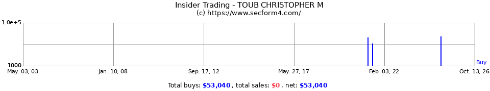 Insider Trading Transactions for Toub Christopher M