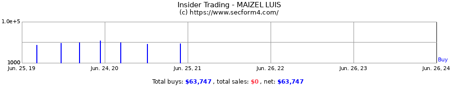 Insider Trading Transactions for MAIZEL LUIS