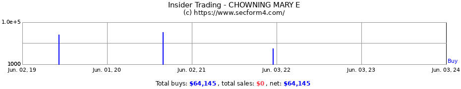 Insider Trading Transactions for CHOWNING MARY E