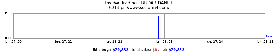 Insider Trading Transactions for BRDAR DANIEL