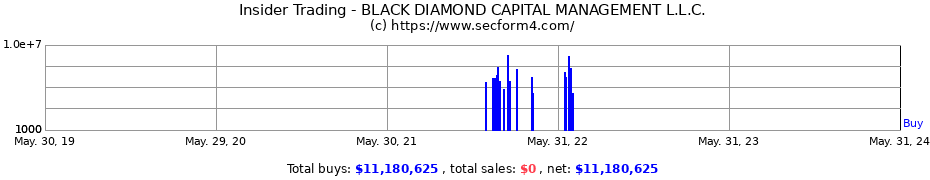 Insider Trading Transactions for BLACK DIAMOND CAPITAL MANAGEMENT L.L.C.