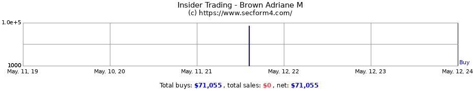 Insider Trading Transactions for Brown Adriane M