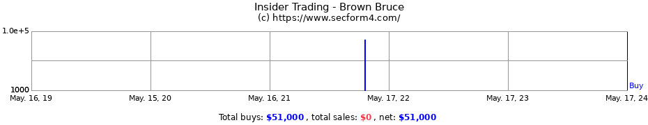 Insider Trading Transactions for Brown Bruce