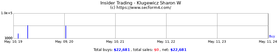 Insider Trading Transactions for Klugewicz Sharon W