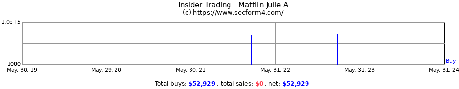 Insider Trading Transactions for Mattlin Julie A