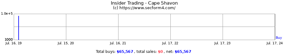Insider Trading Transactions for Cape Shavon