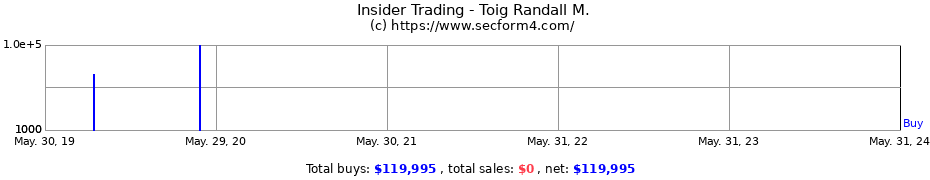 Insider Trading Transactions for Toig Randall M.