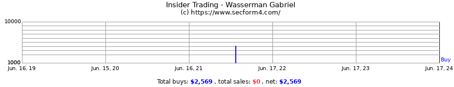 Insider Trading Transactions for Wasserman Gabriel