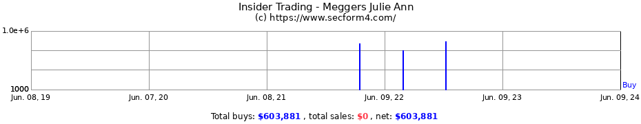 Insider Trading Transactions for Meggers Julie Ann