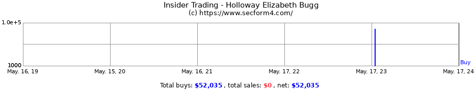 Insider Trading Transactions for Holloway Elizabeth Bugg
