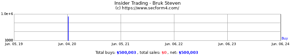 Insider Trading Transactions for Bruk Steven