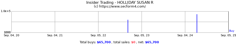 Insider Trading Transactions for HOLLIDAY SUSAN R