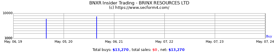 Insider Trading Transactions for BRINX RESOURCES LTD