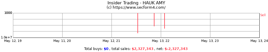 Insider Trading Transactions for HAUK AMY