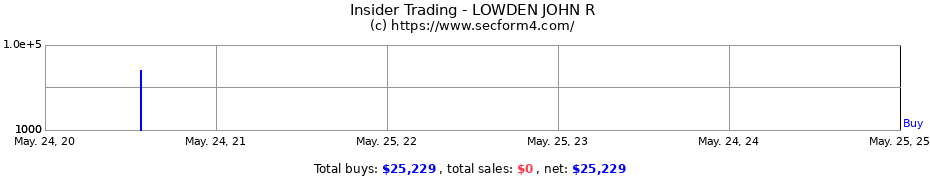 Insider Trading Transactions for LOWDEN JOHN R