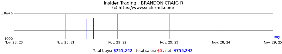 Insider Trading Transactions for BRANDON CRAIG R