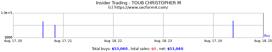 Insider Trading Transactions for TOUB CHRISTOPHER M