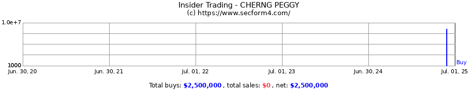 Insider Trading Transactions for CHERNG PEGGY