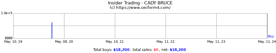 Insider Trading Transactions for CADY BRUCE