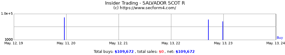 Insider Trading Transactions for SALVADOR SCOT R
