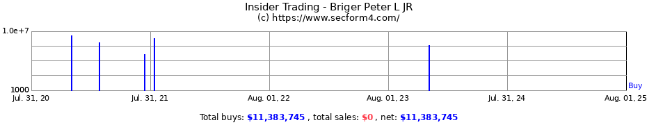 Insider Trading Transactions for Briger Peter L JR