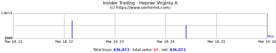 Insider Trading Transactions for Hepner Virginia A