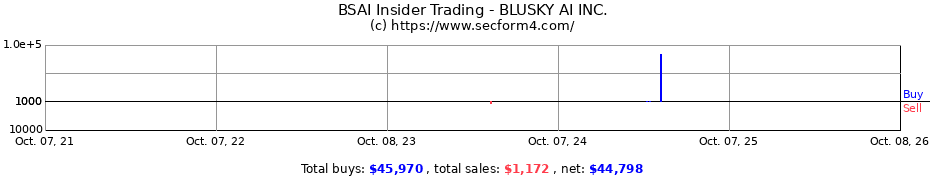 Insider Trading Transactions for BLUSKY AI INC.