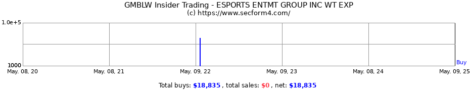 Insider Trading Transactions for Esports Entertainment Group, Inc.