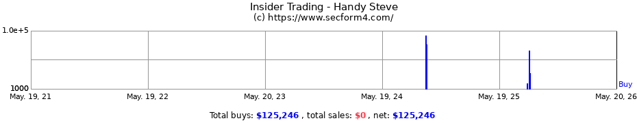 Insider Trading Transactions for Handy Steve