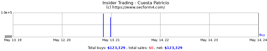 Insider Trading Transactions for Cuesta Patricio