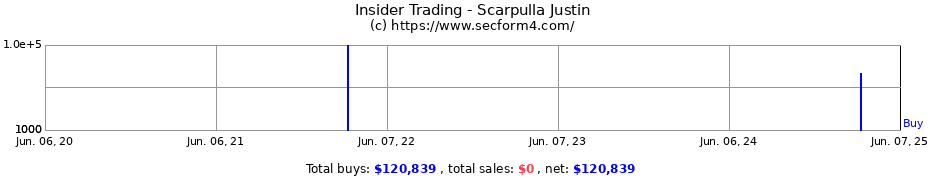 Insider Trading Transactions for Scarpulla Justin