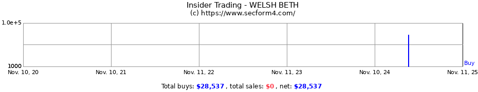 Insider Trading Transactions for WELSH BETH