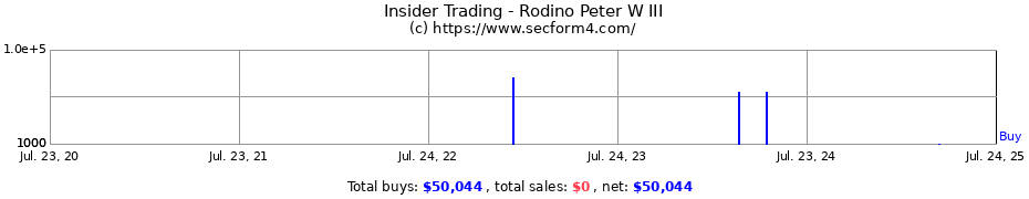 Insider Trading Transactions for Rodino Peter W III