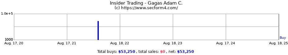 Insider Trading Transactions for Gagas Adam C.