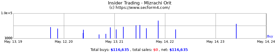 Insider Trading Transactions for Mizrachi Orit
