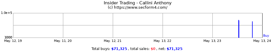 Insider Trading Transactions for Callini Anthony