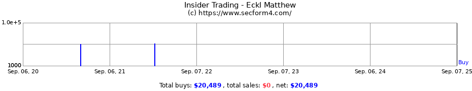 Insider Trading Transactions for Eckl Matthew