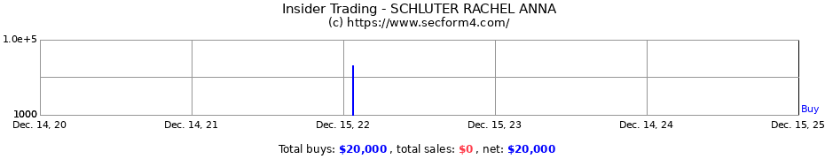 Insider Trading Transactions for SCHLUTER RACHEL ANNA