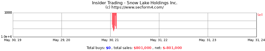 Insider Trading Transactions for Snow Lake Holdings Inc.