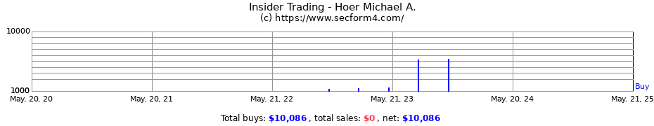 Insider Trading Transactions for Hoer Michael A.