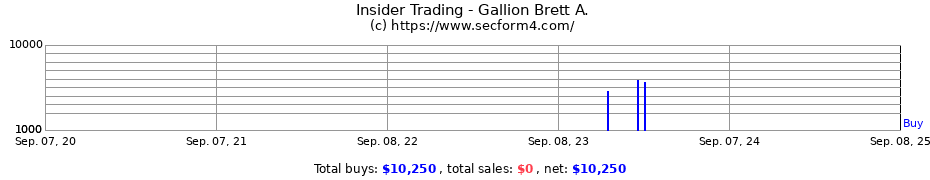 Insider Trading Transactions for Gallion Brett A.