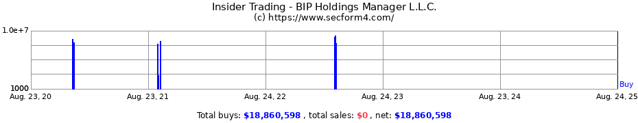 Insider Trading Transactions for BIP Holdings Manager L.L.C.