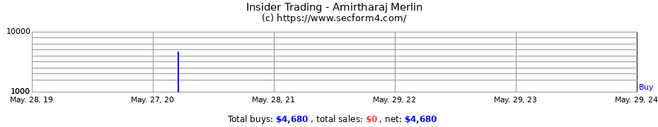 Insider Trading Transactions for Amirtharaj Merlin