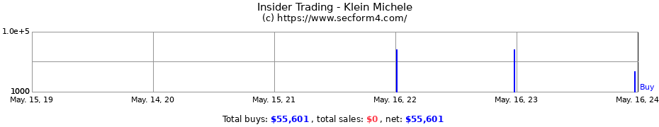 Insider Trading Transactions for Klein Michele