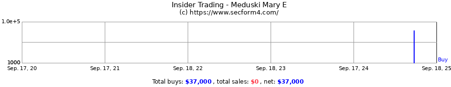 Insider Trading Transactions for Meduski Mary E