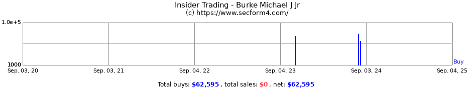 Insider Trading Transactions for Burke Michael J Jr