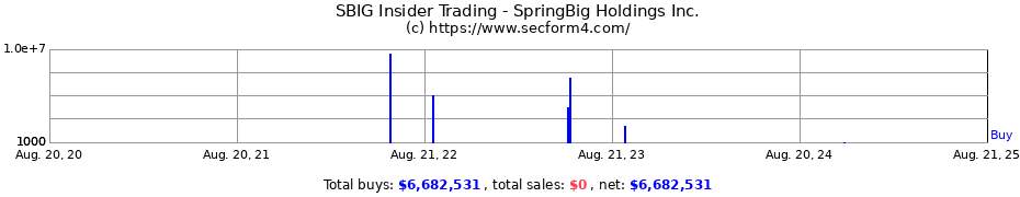 Insider Trading Transactions for SPRINGBIG HLDGS INC