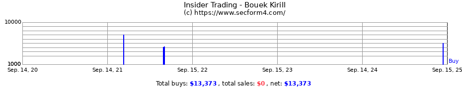 Insider Trading Transactions for Bouek Kirill