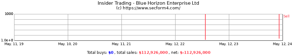Insider Trading Transactions for Blue Horizon Enterprise Ltd